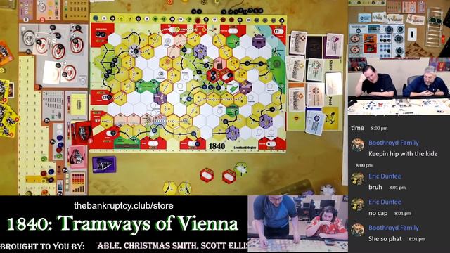 Bankruptcy Club plays: 1840: Tramways of Vienna смотреть онлайн