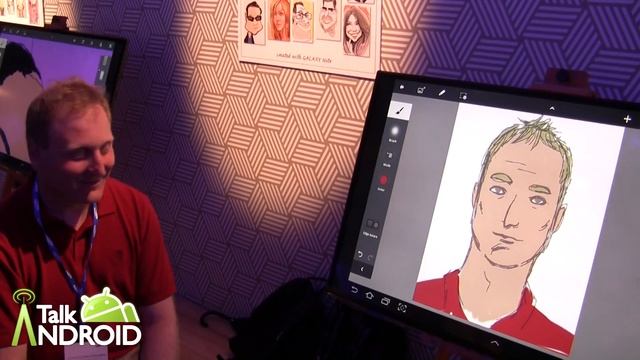 Hands on with Adobe Photoshop Touch on the Samsung Galaxy Note 10.1 - Part 2 - Drawing a Portrait смотреть онлайн