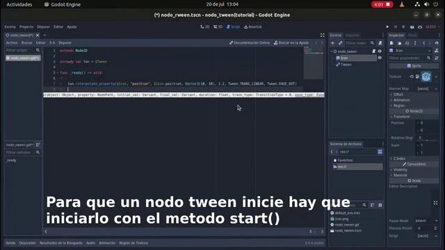Godot 3.x Node Tween смотреть онлайн