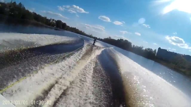 Обкатка нового катера и открытие Вейк сезона!!! смотреть онлайн