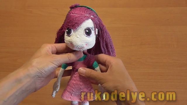Вяжем куклу крючком - Шарлотта земляничка. Игрушки крючком смотреть онлайн