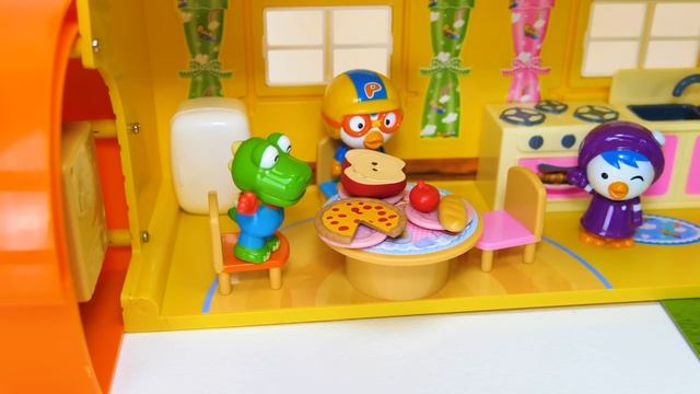 Learn Common words with Pororo the Little Penguin's Toy house! смотреть онлайн