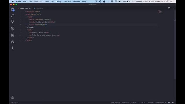 Sesi 03 - Browser's Default CSS смотреть онлайн