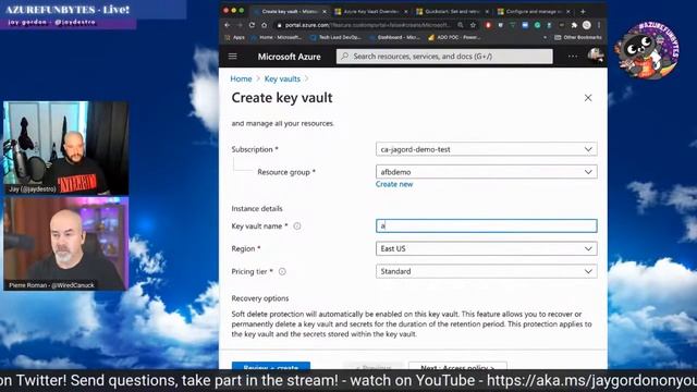 AzureFunBytes REPLAY - @Azure Key Vault with @wiredcanuck смотреть онлайн