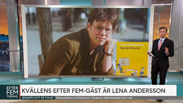 Lena Andersson om nya boken 'Vill att man ska få syn på verkligheten i en ny belysning' смотреть онлайн