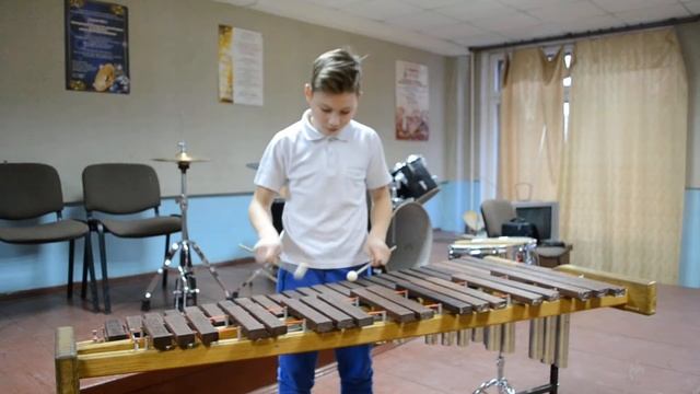 Павлов Антон, 11 лет, Россия, Г. Петер "Галоп" (ударные инструменты, ксилофон) смотреть онлайн