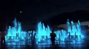 Пешеходный фонтан на набережной Хабаровска заработал в полную силу