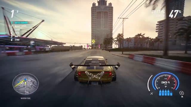 Slip Trick NFS HEAT Circuit Race Xbox Series X Gameplay смотреть онлайн