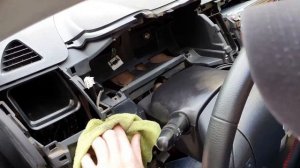 Цветная приборная паналь на Mitsubishi Lancer X c Galant Fortis