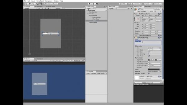 How to make scrollable UI (user interface) text area in Unity game | Quick Unity 2D tutorial