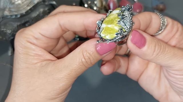 35. Шикарные серебряные украшения с красивыми камнями!??? смотреть онлайн