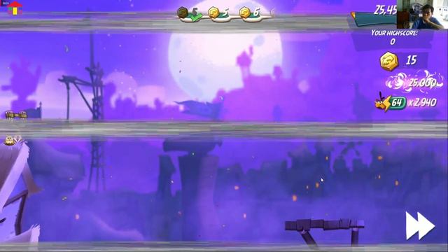 ANGRY BIRDS 2 KING PIG SHORTCUT смотреть онлайн