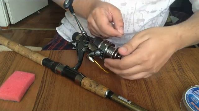 Способ присоединения основной лески к катушке 2 смотреть онлайн