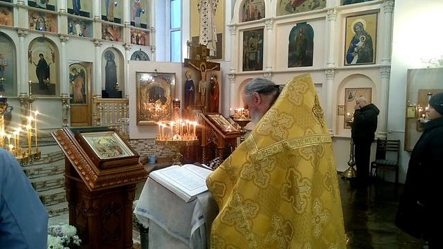 Чтение послания к Коринфянам святого апостола Павла и Святого Евангелия от Матфея. 19.02.23г. смотреть онлайн