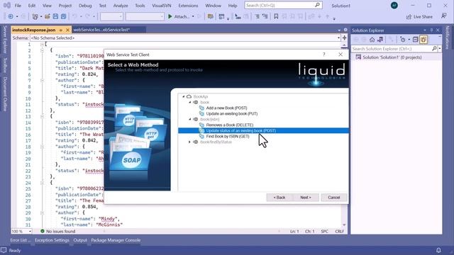 Testing OpenAPI Web Services from Visual Studio with Liquid Studio Extensions смотреть онлайн