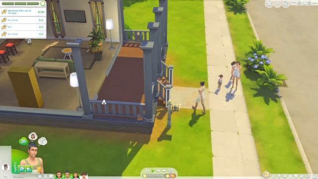 THE SIMS 4 | MOD REVIEW | PLAYABLE DOG SITTING JOB! смотреть онлайн