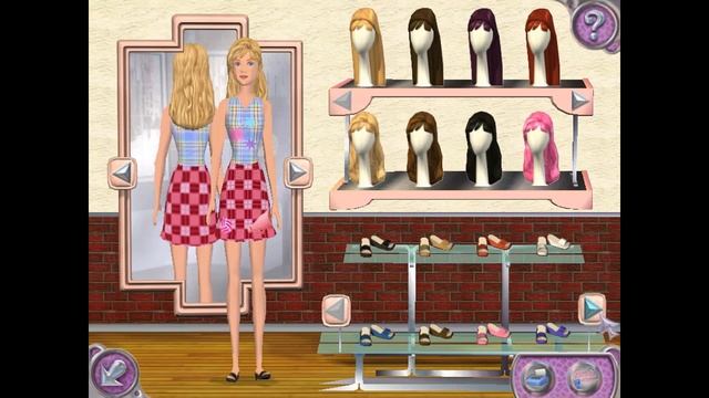 Игры для девочек - Барби. Показ Мод (прохождение игры) смотреть онлайн