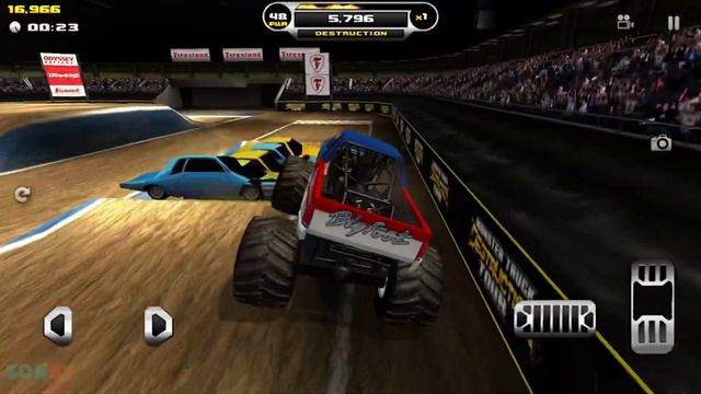 Monster Truck Destruction: Gameplay Walkthrough Part 1 - Tutorial (iOS, Android) смотреть онлайн