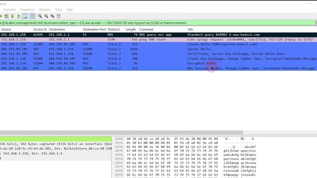 Wireshark class 4.3 - How to analyze a packet capture Certificates & TLS Encryption Troubleshooting смотреть онлайн