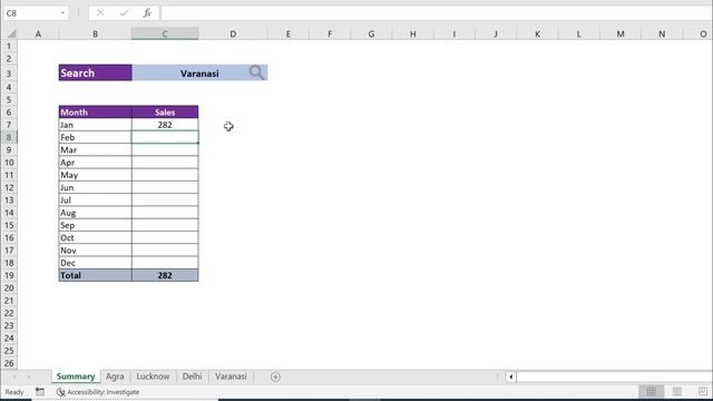 How to Search Data Across Worksheets in Excel | Search Box in Excel | смотреть онлайн