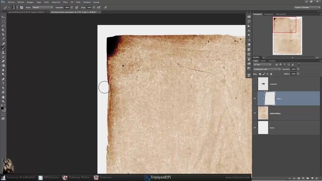 Crear bordes quemados a un papel con Photoshop смотреть онлайн