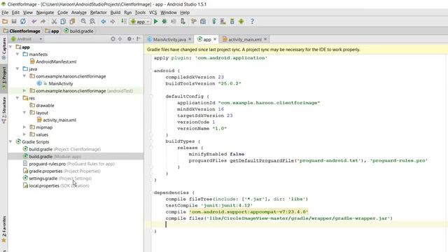How to use Circular ImageView in Android Studio Tutorial смотреть онлайн