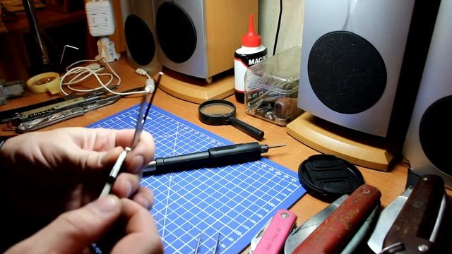 Как высверлить шток на складном ноже СССР смотреть онлайн