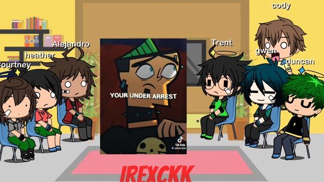 TOTALDRAMA REACT TO EDITS | all season | gwuncan,gwent,gwortney and aleheather| смотреть онлайн