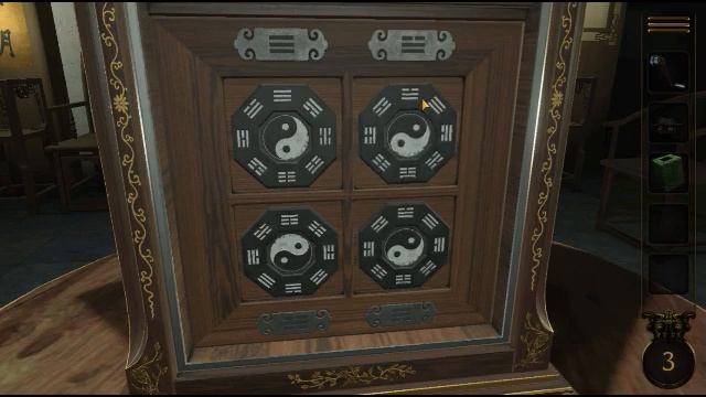 3D Escape Game Chinese Room level 1 walkthrough. смотреть онлайн