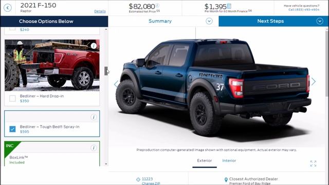 CUSTOMIZE | FORD F-150 RAPTOR SUPER CREW 2021 смотреть онлайн