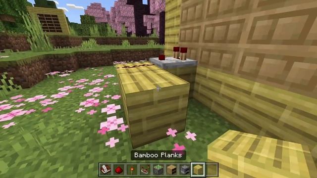 Minecraft Hidden Chiseled Bookshelf Door | Bedrock Redstone Tutorial смотреть онлайн