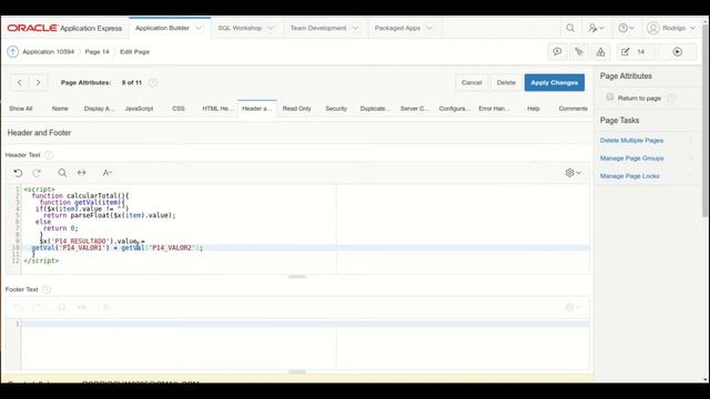 Tutorial Oracle Apex - Cálculos con Javascript смотреть онлайн