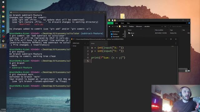 GIT N10. განშტოებების ცნება - "Branching" და "Merge" ოპერაცია смотреть онлайн