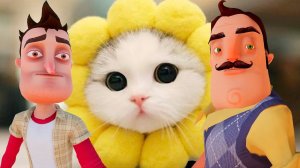 НЕ СМОТРИ ЭТО ВИДЕО!КОТИКИ И ТРЭШ!ПРИВЕТ СОСЕД В ГАРРИС МОДЕ!GARRY'S MOD HELLO NEIGHBOR!ШОУ ХРИПЛЫХ!