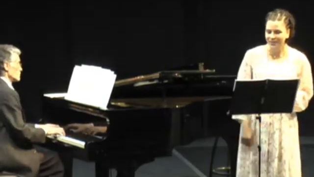 G Faure Au bord de l'eau Rosemeire Moreira.soprano.Ulisses de Castro.piano смотреть онлайн