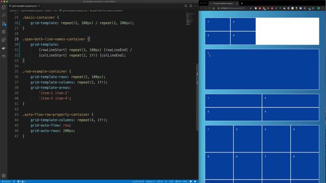 71 The gridtemplate property смотреть онлайн