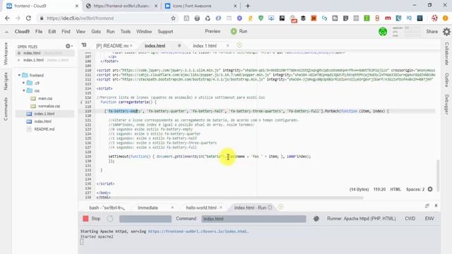 Icon Animation | Como animar ícones usando Font Awesome e Javascript Nativo | SW9 смотреть онлайн