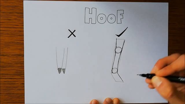 how to draw a hoof, a horses's leg, easy смотреть онлайн