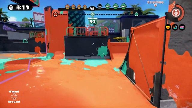 Splatoon S+ Ranked Battles #10 - Custom Blaster (Blast-off!) смотреть онлайн