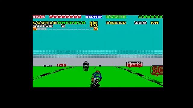 ZX Spectrum Games - Super Hang on смотреть онлайн