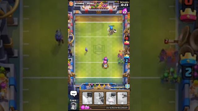 Clash royale. Тачдаун. ШОК!!! СКЕЛЕТ СНЁС ВЫШКУ! смотреть онлайн