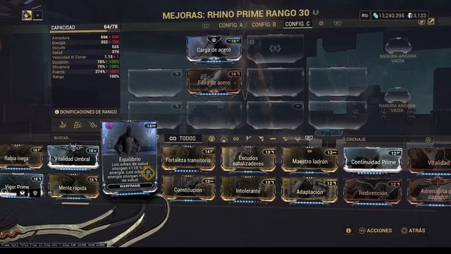 Warframe Build Definitiva #12 "Rhino Piel de Hierro" смотреть онлайн