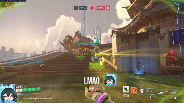 Insane Kiriko movement + satisfying dinks 🦊 смотреть онлайн