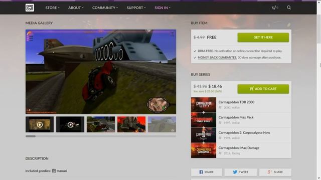 (ENDED) FREE Game Alert - Carmageddon TDR 2000 (GOG.com) 48 Hours ONLY смотреть онлайн