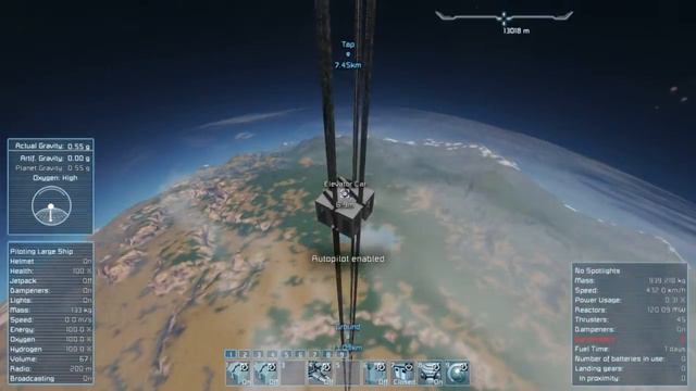 Space Engineers - Space Elevator (Final Version) смотреть онлайн