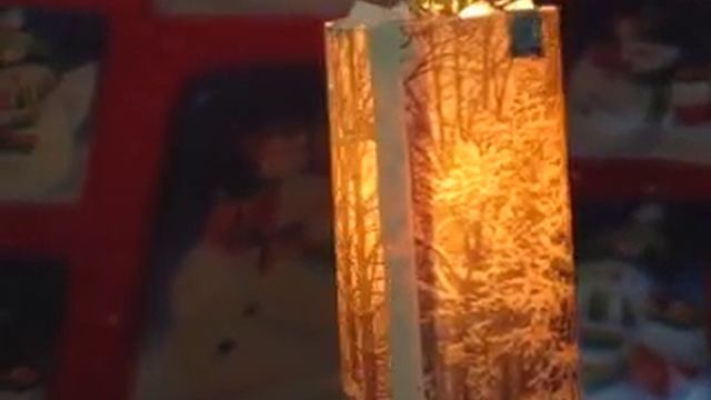 Hand Made Spinning Christmas Card Light Shade Spinner Test смотреть онлайн