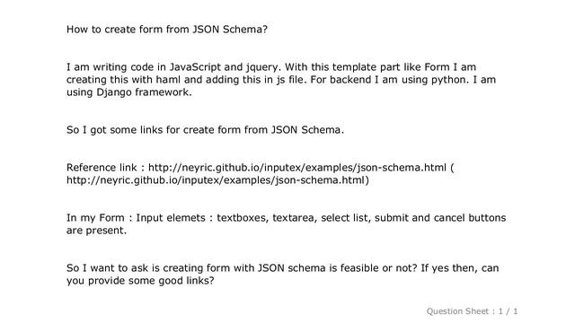 Django : How to Create a form from a json-schema? смотреть онлайн