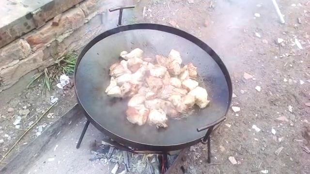 Чудо сковорода. Из диска бороны. смотреть онлайн