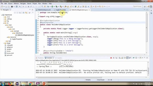Log4j2 Configuration in Spring Boot: Using log4j2.properties for Logging | Spring Boot logging смотреть онлайн