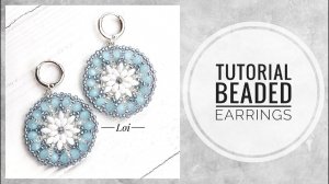 #МК - Серьги из твина, бисера и бусин | #Tutorial - Earrings made of twin, beads and bead
